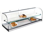 VG Vitrina Cristal Curvo Inox VCLP 2 Pisos