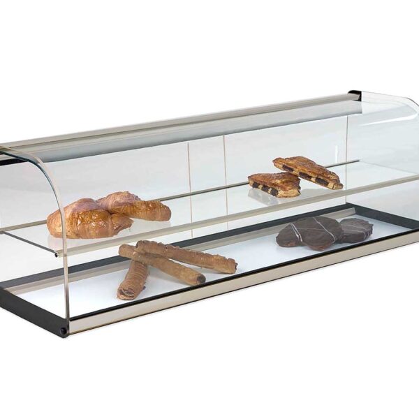 VG Vitrina Neutra Cristal Curvo VCLP 2 Pisos