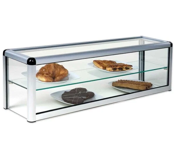 VG Vitrina Neutra Cristal Plano STL 2 Pisos