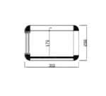 VG Vitrina Cristal Recto STP 1 Piso - Imagen 3