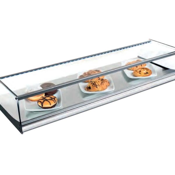 VG Vitrina Cristal Plano Inox VR 1 Piso