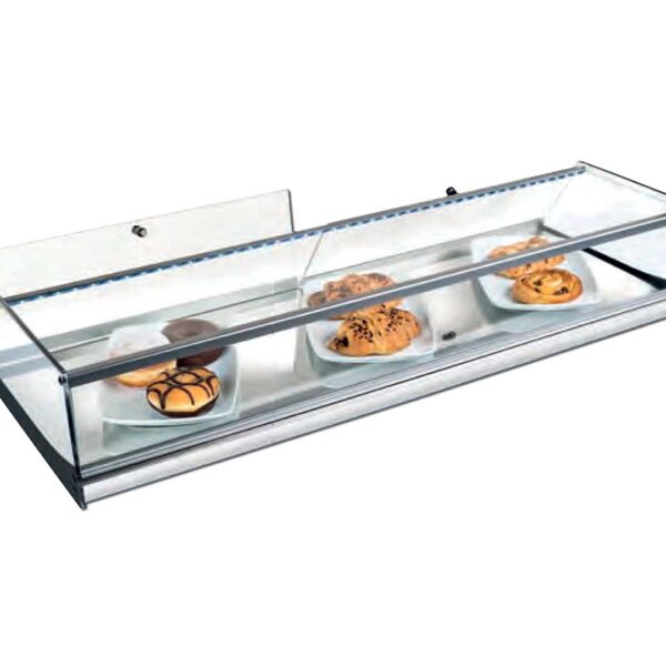 VG Vitrina Cristal Plano Inox VRP 1 Piso