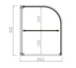 VG Vitrina Neutra NCLP 2 Pisos - Imagen 2