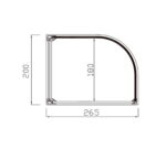 VG Vitrina Neutra NCP 1 Piso - Imagen 2