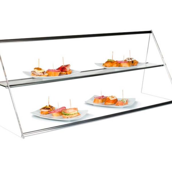 VG Vitrina Neutra para Pinchos TRI-E 2 Pisos