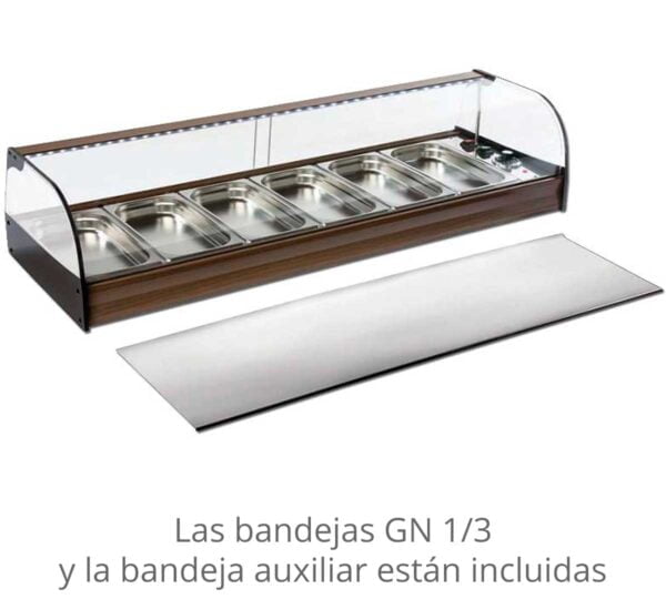 VG Vitrina de Tapas Caliente CA 1 Piso - Imagen 2