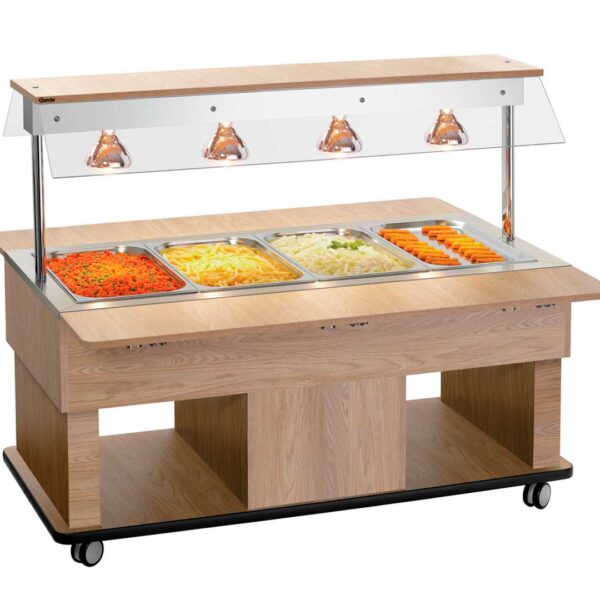 Bartscher Carro Buffet Kids Placa Caliente
