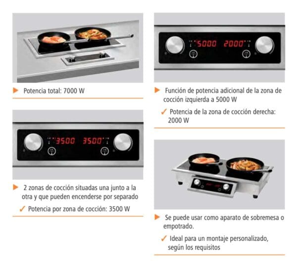 Bartscher Placa de Inducción IK 70dpZ-EB - Imagen 6