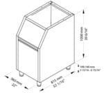 Brema Depósito de Almacenaje de Hielo Bin 110 - Imagen 2