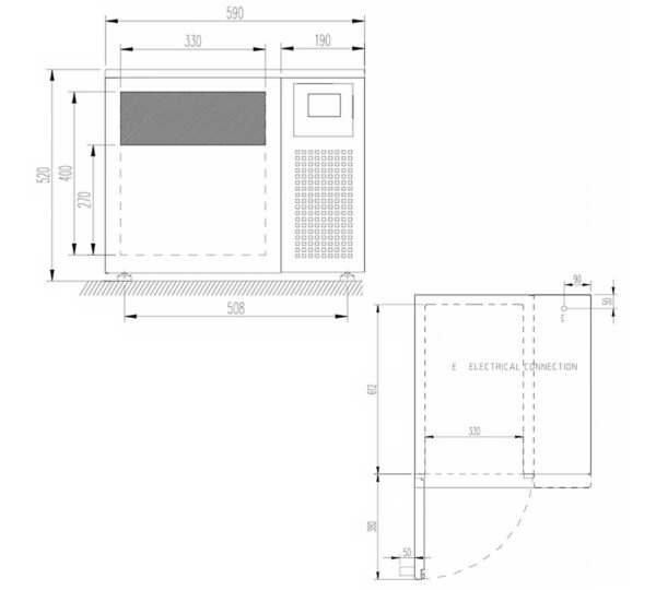 Edenox Abatidor Temperatura AM-03 CD HC - Imagen 2
