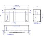 Edenox Armario de Pared con Escurridor de Platos - Imagen 3