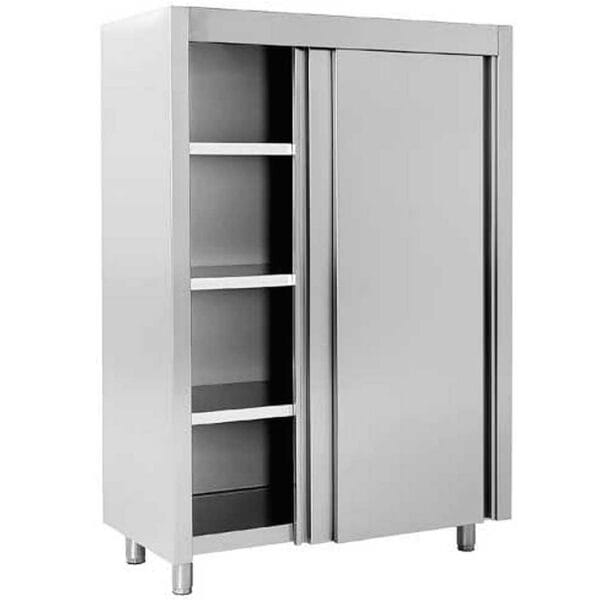 Edenox Armario Alto de Pie con Puertas Corredera