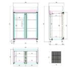 Edenox Armario Refrigerado Serie GN 2/1 APG-1403 HC - Imagen 6