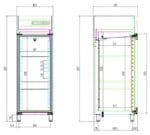 Edenox Armario Refrigerado Serie GN 2/1 APG-712 HC - Imagen 5
