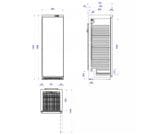 Edenox Armario Refrigerado APS 261 - Imagen 2