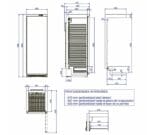 Edenox Armario Refrigerado APS 451 - Imagen 3