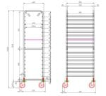Edenox Carro Alto Pastelero - Imagen 2