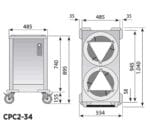 Edenox Carro Caliente Dispensador de Platos - Imagen 6