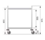 Edenox Carro de Servicio 2 Estantes - Imagen 3