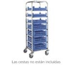 Edenox Carro con Guías para Cestas de Lavavajilla CCV-7 - Imagen 2