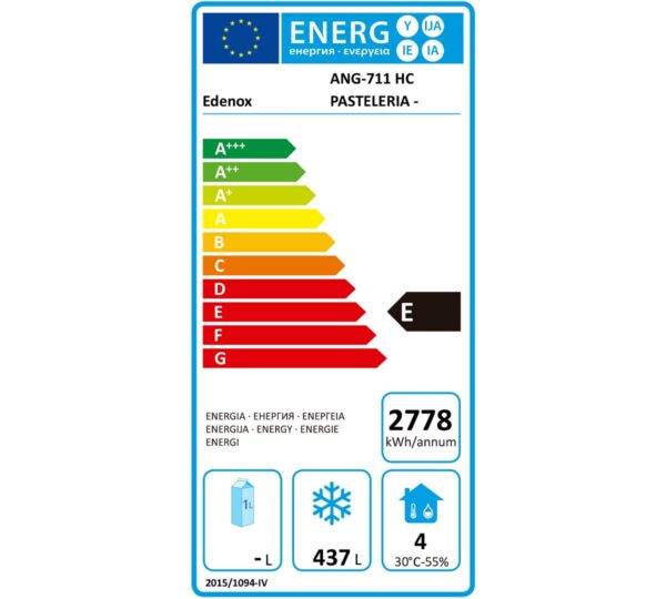 Edenox Armario Congelador ANG-711 HC Pastelería - Imagen 6