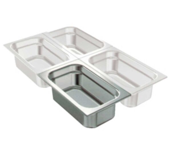 Edenox Cubeta Acero Inox GN 1/4 - Imagen 2
