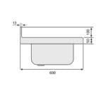 Edenox Fregadero Gama 600 sin Bastidor - Imagen 3