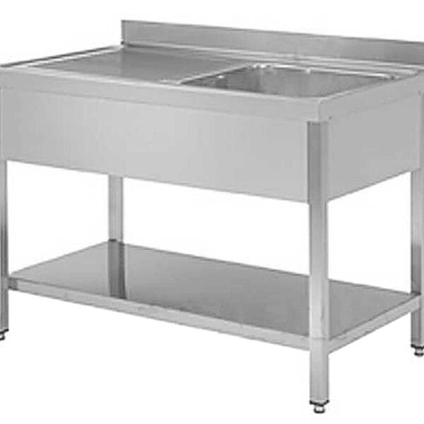 Edenox Fregadero Gama 600 con Bastidor y Estante