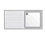 Edenox Fregadero Gama 600 con Bastidor sin Estante - Imagen 4