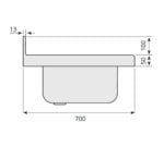 Edenox Fregadero Gama 700 sin Bastidor - Imagen 3