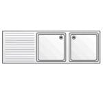 Edenox Fregadero Gama 700 Bastidor y Estante - Imagen 9