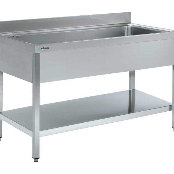 Edenox Fregadero Gama 700 Gran Capacidad Bastidor con Estante