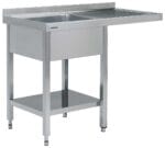 Edenox Fregadero Gama 700 Lavavajillas con Estante