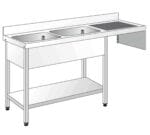 Edenox Fregadero Gama 700 Lavavajillas con Estante - Imagen 3