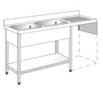 Edenox Fregadero Gama 700 Lavavajillas con Estante - Imagen 6