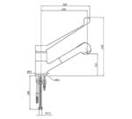 Edenox Grifo Monomando Ducha Extraíble - Imagen 2
