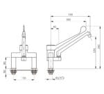 Edenox Grifo Monomando de Superficie - Imagen 2