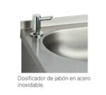 Edenox Lavamanos Mural Caño Giratorio LM-44 D con Dosificador - Imagen 2