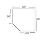 Edenox Mesa de Ángulo 90º con Puertas Gama 600 - Imagen 3