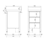 Edenox Mesa Mural con 3 Cajones Gama 600 - Imagen 3