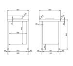 Edenox Mesa Mural para Desperdicios Gama 600 - Imagen 3