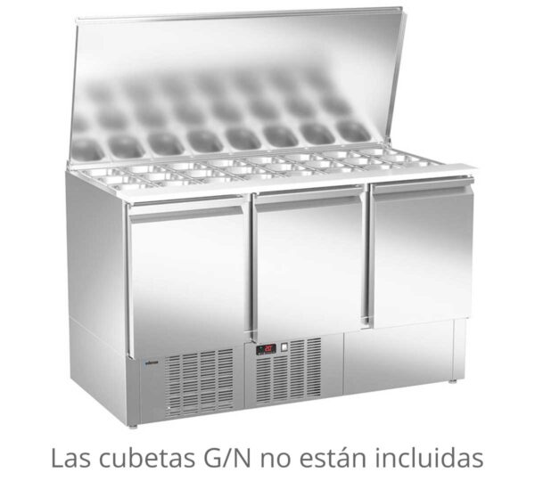 Edenox Mesa Refrigerada para Preparación Serie GN 1/1 MPGE - Imagen 2
