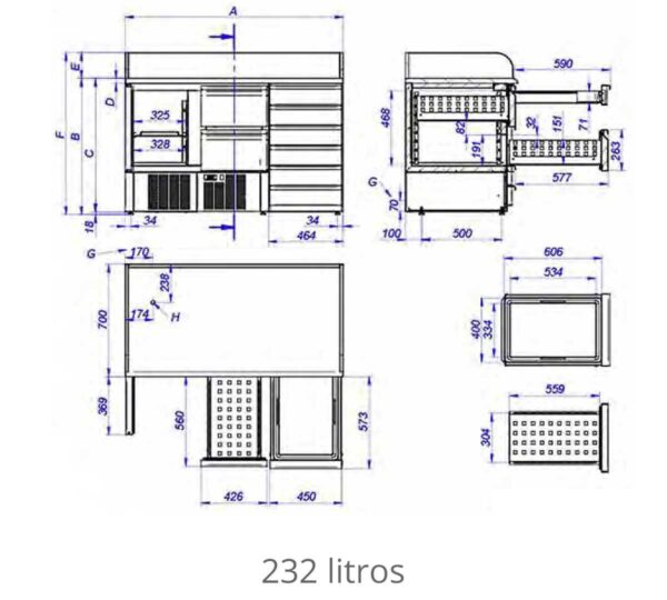 Edenox Mesa Refrigerada para Preparación Serie GN 1/1 MPGE - Imagen 6