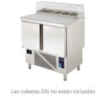Edenox Mesa Refrigerada Compacta Pizza MPGP-100-G HC - Imagen 2