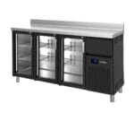 Edenox Mesa Refrigerada Frente Mostrador Serie 600 FMPS HC PC Negra - Imagen 4