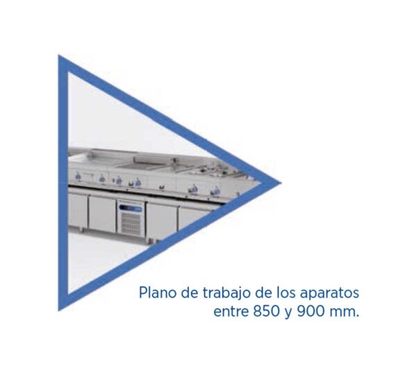 Edenox Mesa Refrigerada Baja Gastronorm GN 1/1 MPGB - Imagen 3