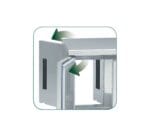 Edenox Mesa Refrigerada Gastronorm GN 1/1 Puertas Pasantes - Imagen 2