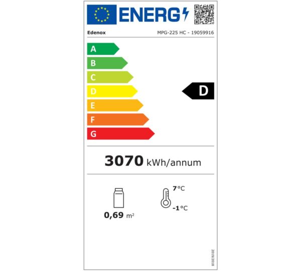 Edenox Mesa Refrigerada GN 1/1 MPG-225 HC PC - Imagen 3