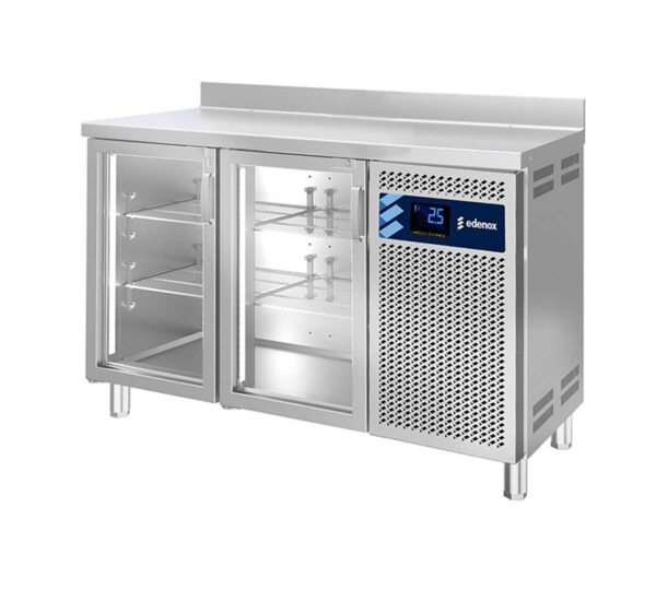 Edenox Mesa Refrigerada Puerta Cristal Snack Serie 600 MPS HC PC Inox - Imagen 6