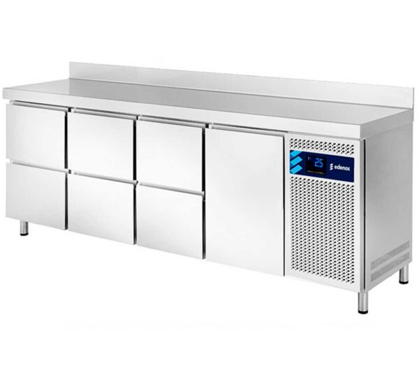 Edenox Mesa Refrigerada Snack Serie 600 MPS Puertas y Cajones
